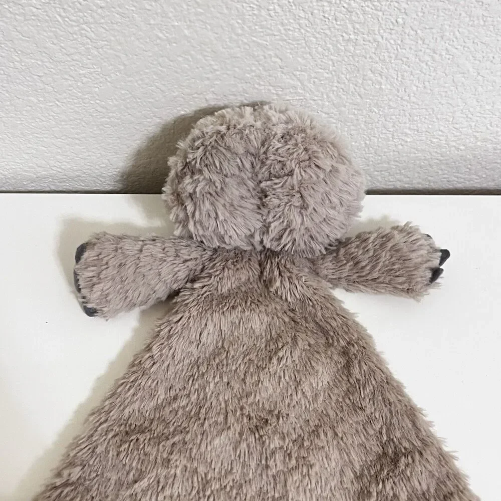 Demdaco Sloth Flat Security Blanket Rattle Lovey Lovie Plush 2019